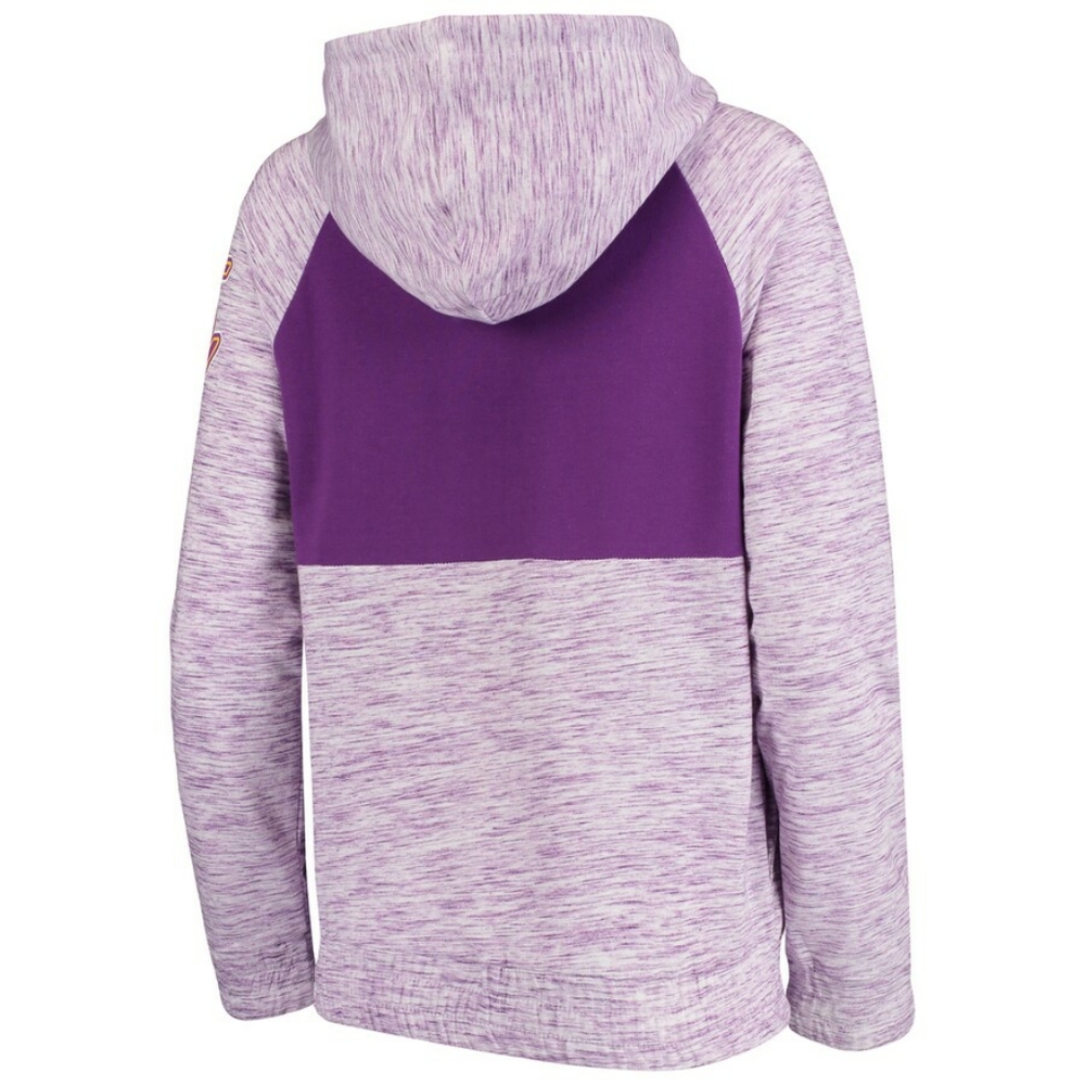 New Era Los Angeles Lakers Purple Full Zip-Up Hoodie - Picture 2 of 10